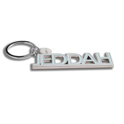 Fashion custom design letter backpack keychain for souvenir