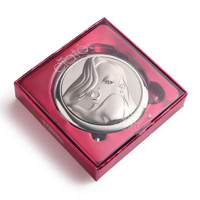 Cheap price two way 1c silkscreen logo compact metal mirror