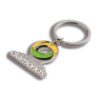 Cheap fashion custom logo deboss door  keychain