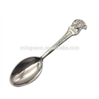 Gift Custom Souvenir Enamel Animal  Logo Engraved Spoon