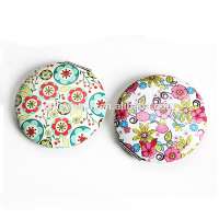 Tourist souvenir cheap small square cosmetic mirror personalized pocket mirror